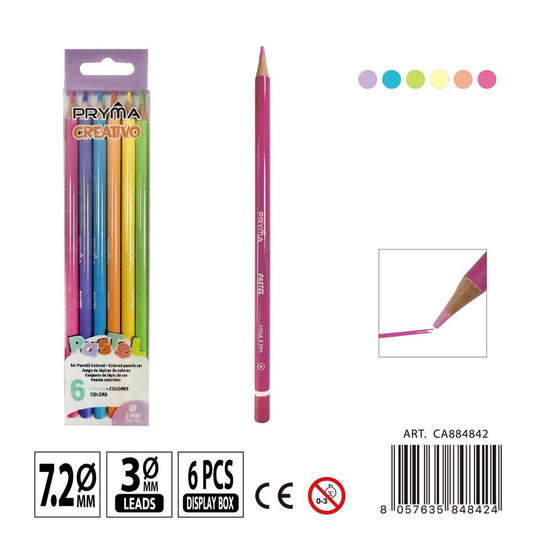 PRYMA PASTELLI CREATIVO PASTEL 6PZ